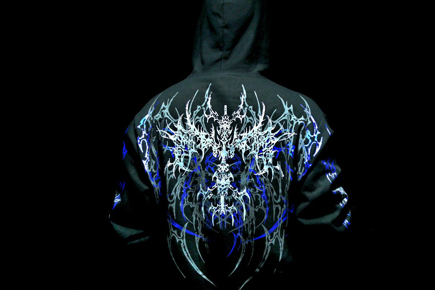Hoddie crucifixion void azul