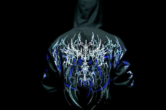Hoddie crucifixion void azul