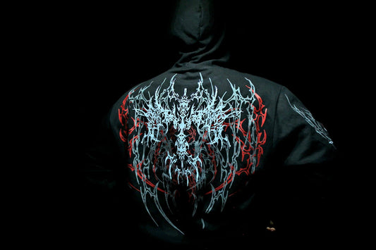 Hoddie crucifixion Rojo Inferno