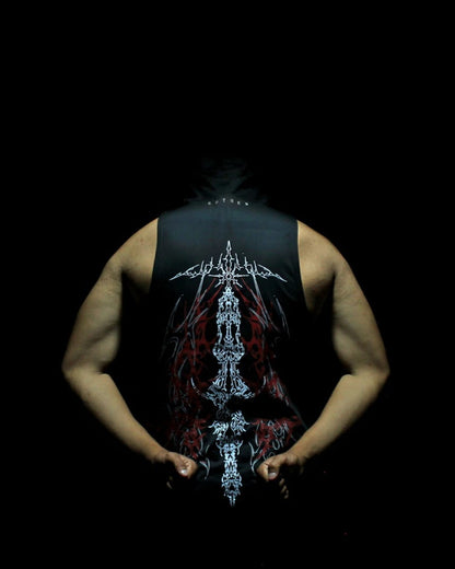 SPINE- camisa de entrenamiento con capucha