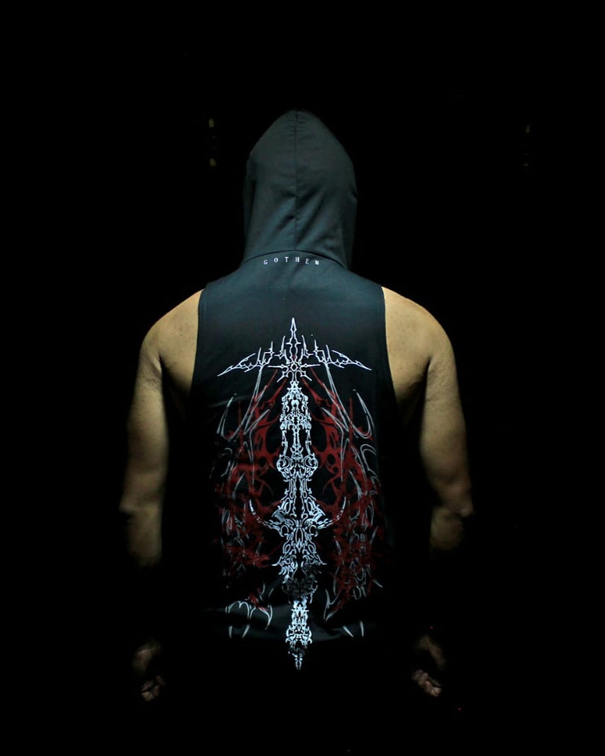 SPINE- camisa de entrenamiento con capucha