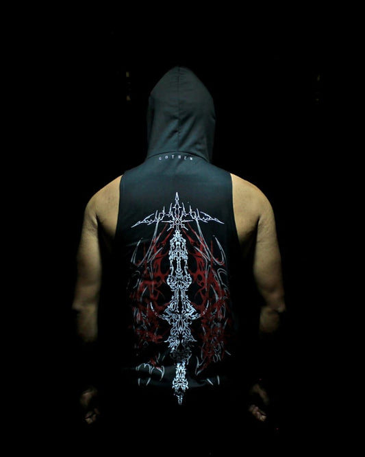 SPINE- camisa de entrenamiento con capucha