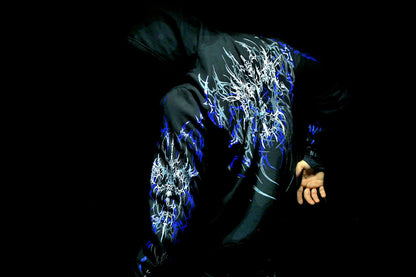 Hoddie crucifixion void azul