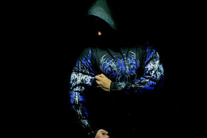 Hoddie crucifixion void azul