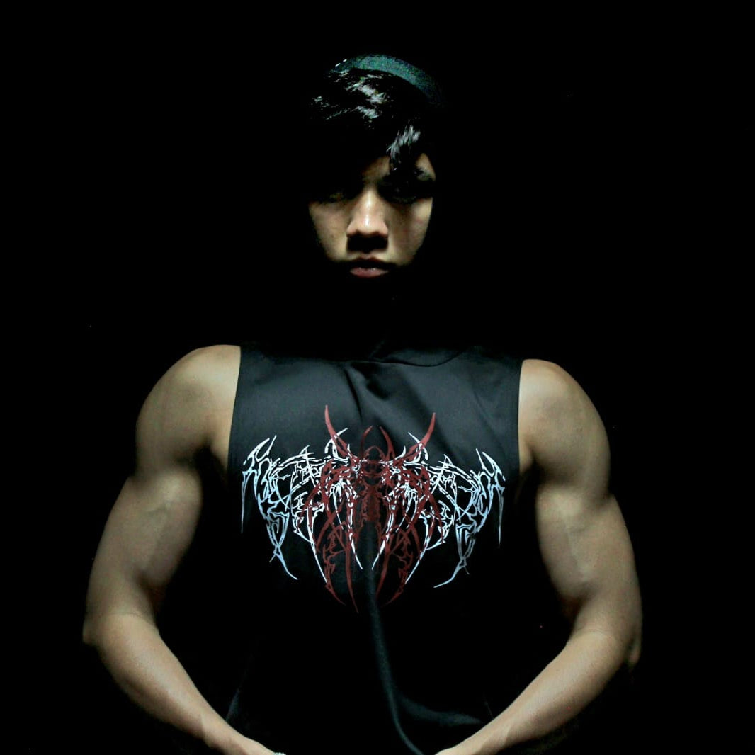 SPIDER- camisa de entrenamiento con capucha