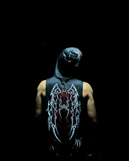 SPIDER- camisa de entrenamiento con capucha